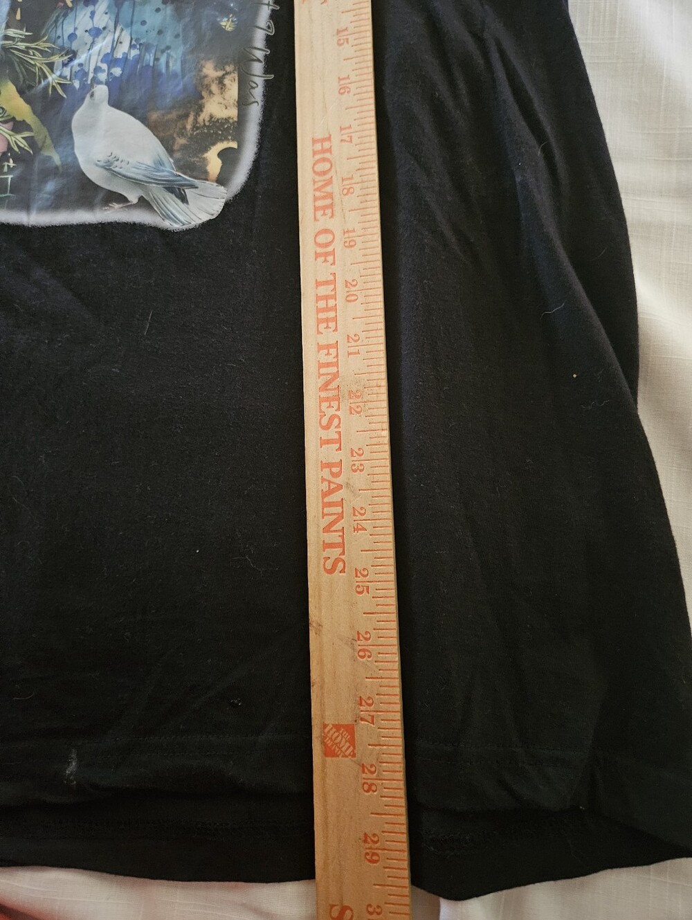 Stevie Nicks Black Tee with Multicolor Portrait. - Picture 7 of 8